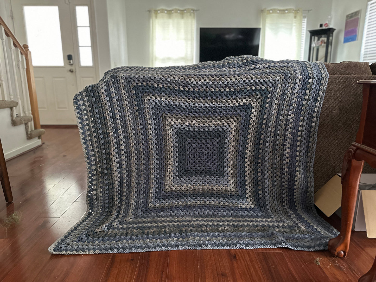 Granite Grannie Square Blanket