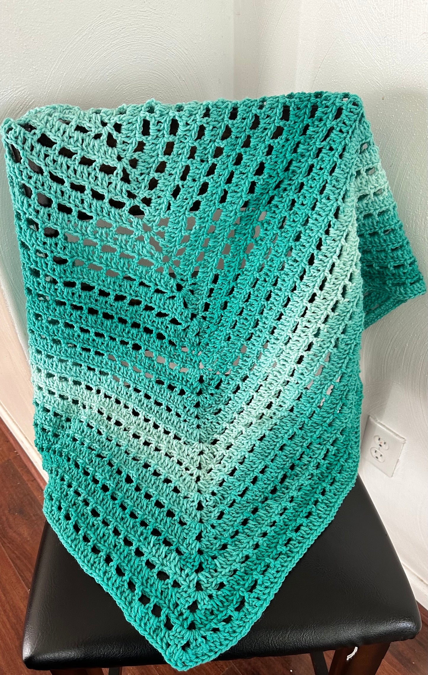 Crochet Eyelet Shawl