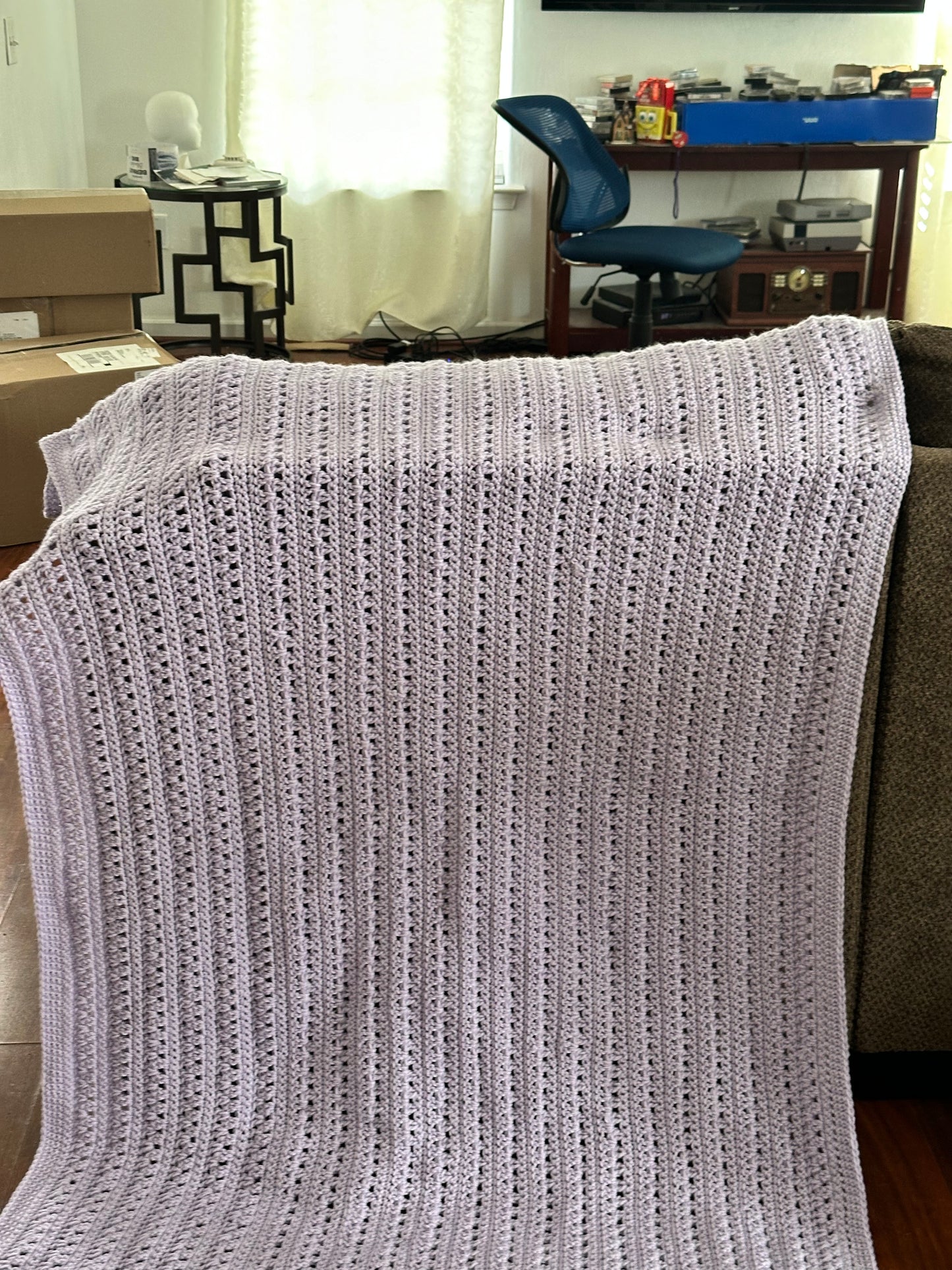 Crochet Couch Throw