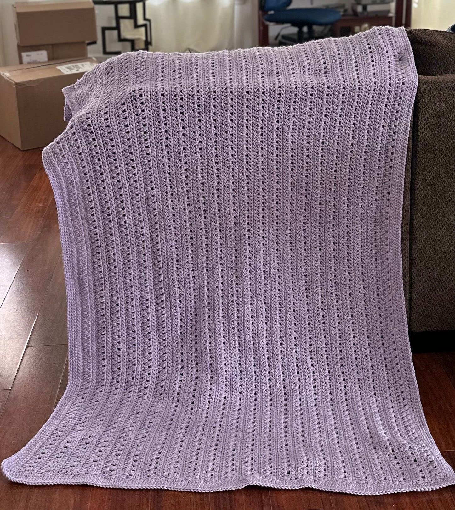 Crochet Couch Throw